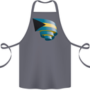 Curled Bahamas Flag Bahamians Day Football Cotton Apron 100% Organic Steel