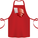 Curled Bahrain Flag Bahraini Day Football Cotton Apron 100% Organic Red