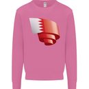 Curled Bahrain Flag Bahraini Day Football Mens Sweatshirt Jumper Azalea