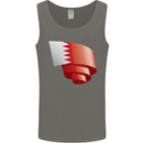 Curled Bahrain Flag Bahraini Day Football Mens Vest Tank Top Charcoal