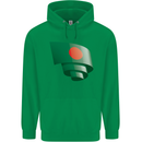 Curled Bangladesh Flag Bangladeshi Day Football Mens 80% Cotton Hoodie Irish Green