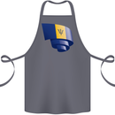 Curled Barbados Flag Barbadians Day Football Cotton Apron 100% Organic Steel
