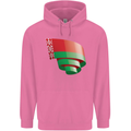 Curled Belarus Flag Belarusian Day Football Childrens Kids Hoodie Azalea