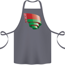 Curled Belarus Flag Belarusian Day Football Cotton Apron 100% Organic Steel