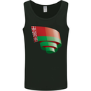Curled Belarus Flag Belarusian Day Football Mens Vest Tank Top Black