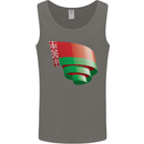 Curled Belarus Flag Belarusian Day Football Mens Vest Tank Top Charcoal