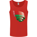 Curled Belarus Flag Belarusian Day Football Mens Vest Tank Top Red