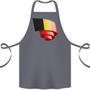 Curled Belgium Flag Belgian Day Football Cotton Apron 100% Organic Steel
