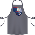 Curled Belize Flag Belizean Day Football Cotton Apron 100% Organic Steel