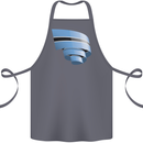 Curled Botswana Flag Batswana Day Football Cotton Apron 100% Organic Steel