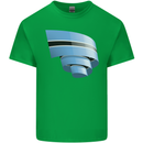 Curled Botswana Flag Batswana Day Football Kids T-Shirt Childrens Irish Green