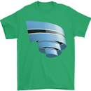 Curled Botswana Flag Batswana Day Football Mens T-Shirt 100% Cotton Irish Green