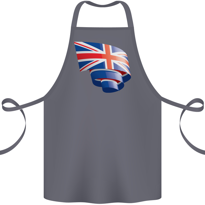 Curled British Flag Union Jack Britain Cotton Apron 100% Organic Steel