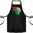 Curled Burkina Faso Flag Day Football Cotton Apron 100% Organic Black