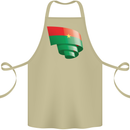 Curled Burkina Faso Flag Day Football Cotton Apron 100% Organic Khaki
