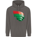 Curled Burkina Faso Flag Day Football Mens 80% Cotton Hoodie Charcoal