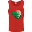 Curled Burkina Faso Flag Day Football Mens Vest Tank Top Red