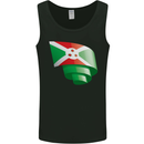 Curled Burundi Flag Burundians Day Football Mens Vest Tank Top Black