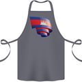Curled Cambodia Flag Cambodian Day Football Cotton Apron 100% Organic Steel