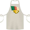 Curled Cameroon Flag Cameroonian Day Football Cotton Apron 100% Organic Natural