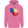 Curled Chad Flag Chadian Day Football Mens 80% Cotton Hoodie Azelea