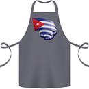 Curled Cuba Flag Cuban Day Football Cotton Apron 100% Organic Steel