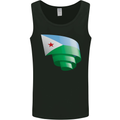 Curled Djibouti Flag Djiboutians Day Football Mens Vest Tank Top Black