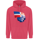 Curled Dominican Republic Flag Dominicanos Day Childrens Kids Hoodie Heliconia