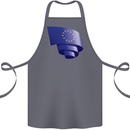 Curled EU Flag European Union Flag Football Cotton Apron 100% Organic Steel