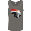 Curled Egypt Flag Egyptian Day Football Mens Vest Tank Top Charcoal