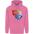 Curled Eritrean Flag Eritrea Flag Day Football Childrens Kids Hoodie Azalea