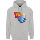 Curled Eritrean Flag Eritrea Flag Day Football Childrens Kids Hoodie Sports Grey