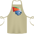 Curled Eritrean Flag Eritrea Flag Day Football Cotton Apron 100% Organic Khaki