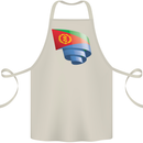 Curled Eritrean Flag Eritrea Flag Day Football Cotton Apron 100% Organic Natural