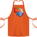 Curled Eritrean Flag Eritrea Flag Day Football Cotton Apron 100% Organic Orange