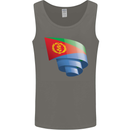 Curled Eritrean Flag Eritrea Flag Day Football Mens Vest Tank Top Charcoal