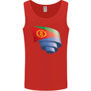 Curled Eritrean Flag Eritrea Flag Day Football Mens Vest Tank Top Red