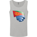 Curled Eritrean Flag Eritrea Flag Day Football Mens Vest Tank Top Sports Grey