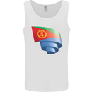Curled Eritrean Flag Eritrea Flag Day Football Mens Vest Tank Top White