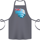 Curled Fiji Flag Fijian Day Football Cotton Apron 100% Organic Steel