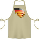 Curled Germany Flag German Day Football Cotton Apron 100% Organic Khaki
