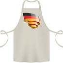 Curled Germany Flag German Day Football Cotton Apron 100% Organic Natural