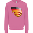 Curled Germany Flag German Day Football Mens Sweatshirt Jumper Azalea