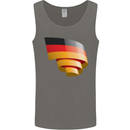Curled Germany Flag German Day Football Mens Vest Tank Top Charcoal