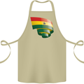Curled Ghana Flag Ghanaian Day Football Cotton Apron 100% Organic Khaki