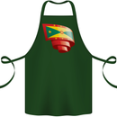 Curled Grenada Flag Grenadians Day Football Cotton Apron 100% Organic Forest Green
