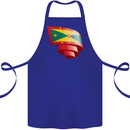 Curled Grenada Flag Grenadians Day Football Cotton Apron 100% Organic Royal Blue