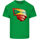 Curled Grenada Flag Grenadians Day Football Kids T-Shirt Childrens Irish Green