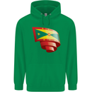 Curled Grenada Flag Grenadians Day Football Mens 80% Cotton Hoodie Irish Green