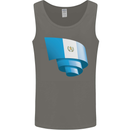 Curled Guatemala Flag Guatemalan Day Football Mens Vest Tank Top Charcoal